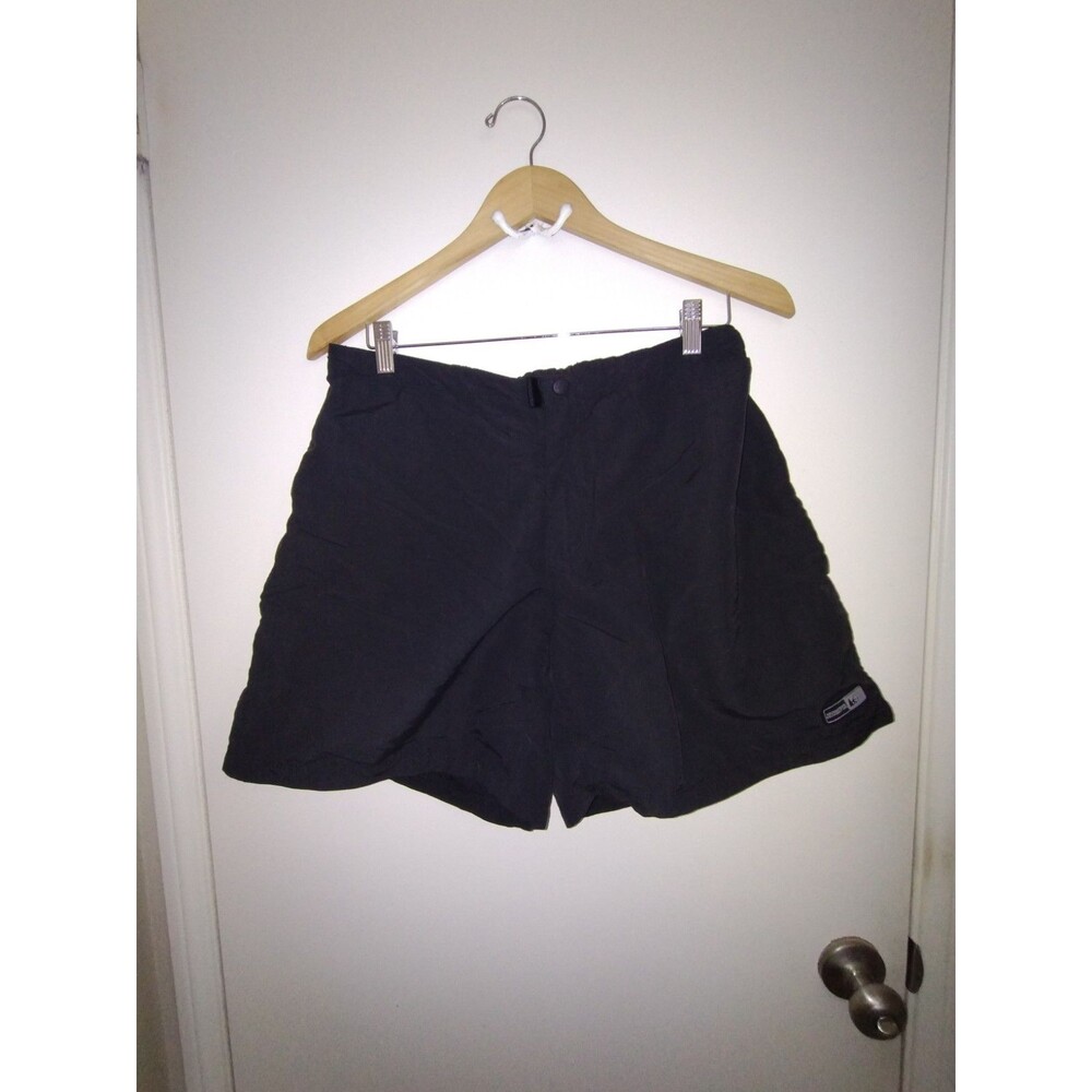 REI Cycling Shorts Women’s Sz L Black Baggy Padded Inside 100% Nylon